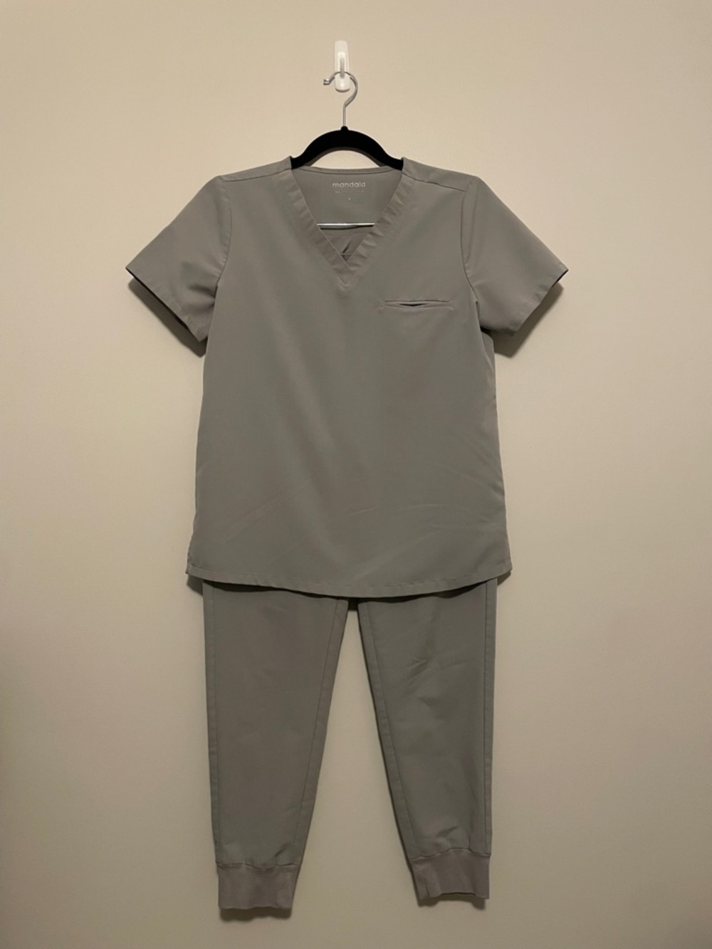 Mandala Scrubs Women’s Two-Piece Jogger Scrub Set - Flint